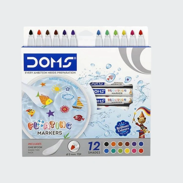 Doms Floating Markers 12 Shade