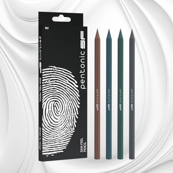 Linc Pentonic SF Pencil Set Of 8 With 4 Pastel Shades