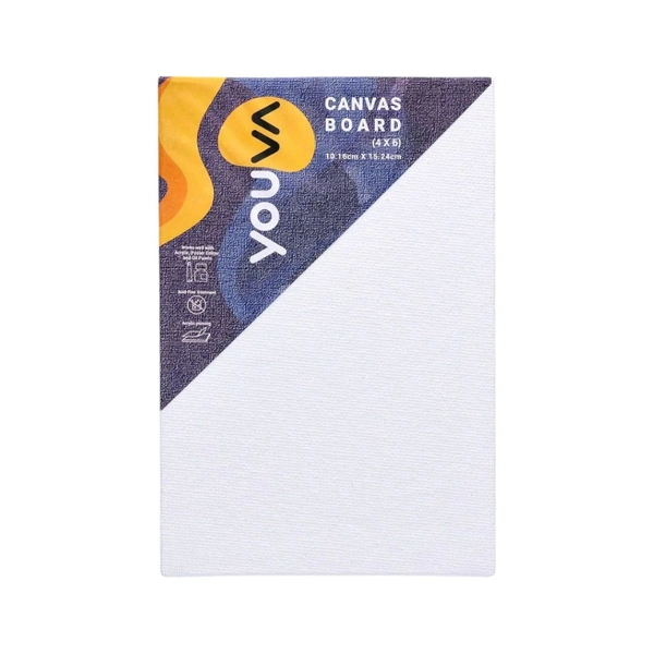 Navneet Youva Canvas Board 4 X 6 (10.16 cm X 15.24 cm)
