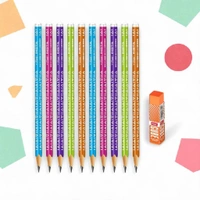 Flair FLAIR Creative Series Aero Pencil Smart Kit,Colourful 2B Lead Pencils,Fun & Functional Box, Stationery Kit Ideal For Gifting, Set Of 10 Wooden Pencils, 1 Eraser & 1 In-Built Sharpener.