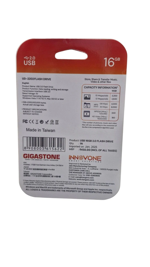 Innovone 16 GB Pen Drive With 5 Year Warranty 