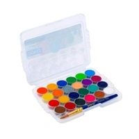 Doms DOMS AQUA Colour cakes 24 Shade 15mm Including 1 Brush
