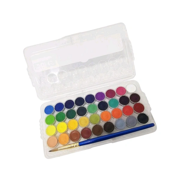Doms DOMS Aqua Colour Cakes 36 Shade Including 1 Brush
