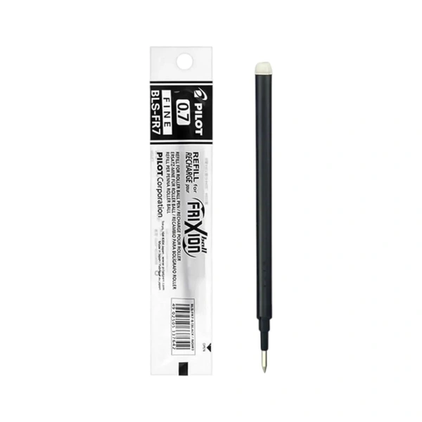 Pilot Frixion Erasable 0.7 mm Rollerball Refill - Black