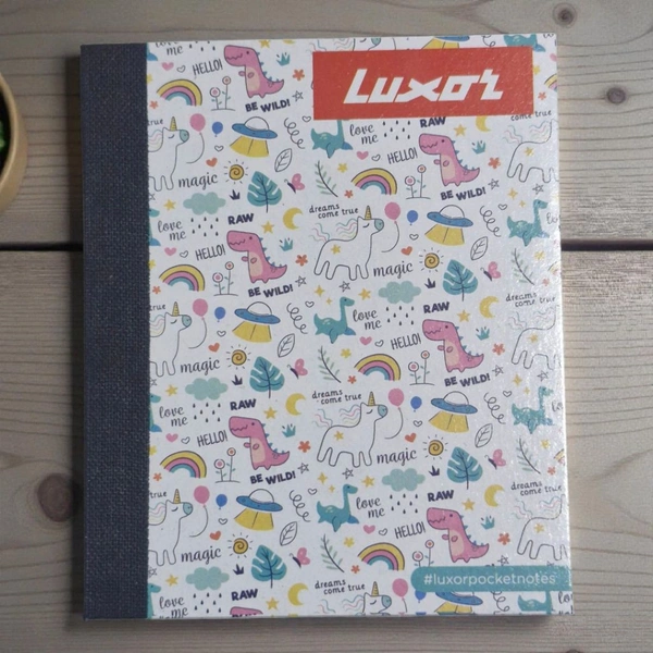 Luxor Pocket Diary 8.2 Cm X 10 Cm Pages -92 Single Ruled Diary Set Of 10 Nos
