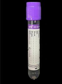 GPR Blood Collection Violet Tube K2 Edta  - 2Ml, Electric Violet