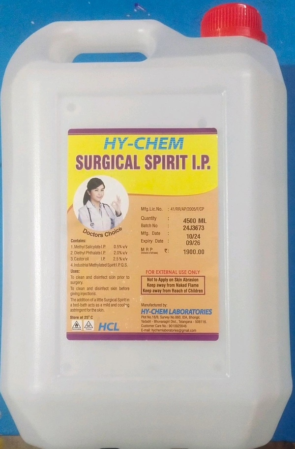 HY-CHEM SURGICAL SPIRIT - 5 Liter