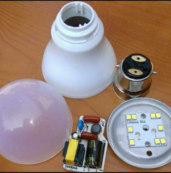 9w H Bulb Raw Material  - White