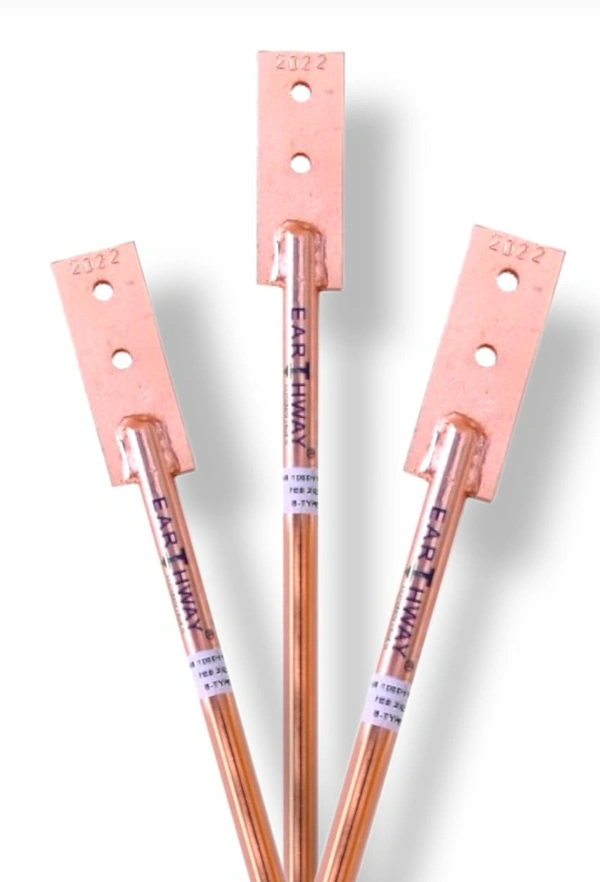 EARTHING ROD 17MM 1.2MTR COPPER BONDED WITH CHEMICAL BAG