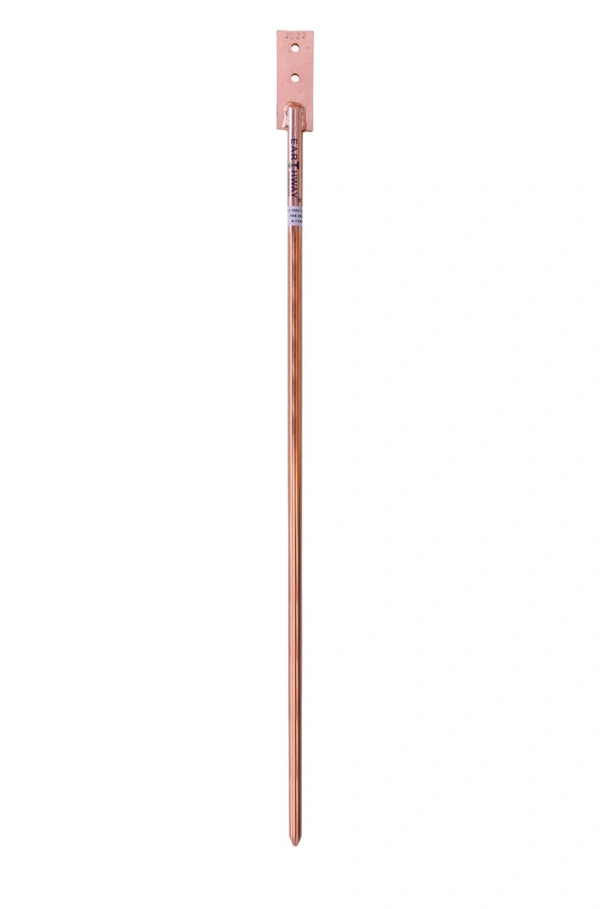 EARTHING ROD 17MM 1.2MTR CU BONDED Without Chemical Bag
