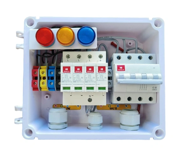 ACDB 3PH 32A MCB WITH RYB IND (TYPE- C)
