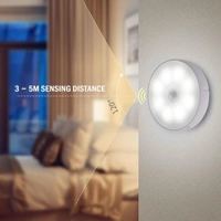 YOUR KART Motion Sensor Light for Home (Pack of 2) with USB Charging Wireless Self Adhesive LED Induction Lamp Sensor Light for Wardrobe Lights with Sensor Night Light for Cupboard Stairs
