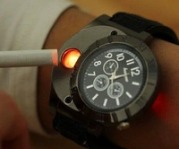 YOUR KART CLASSIC CASUAL DESIGN:- This Is A 2-In-1 Design, Combines Cigar Lighter. The round white dial featuring 3 decorative non-functional sub- dials, analog display, leading edge casual fashion.