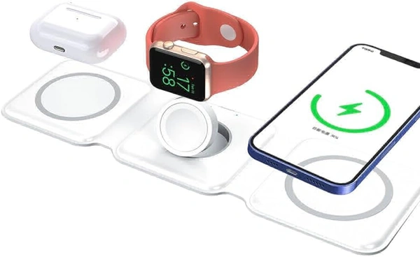 YOUR KART  Teresa 3 in 1 Wireless Charger | Watch , Ear pods, Phone |