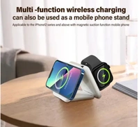 YOUR KART  Teresa 3 in 1 Wireless Charger | Watch , Ear pods, Phone |