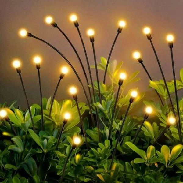 YOUR KART ARD Pack of 1 (Yellow Color) Solar Light 8 LED Solar Garden Lights Garden Decoration Light Fountain Light | 8 LED |