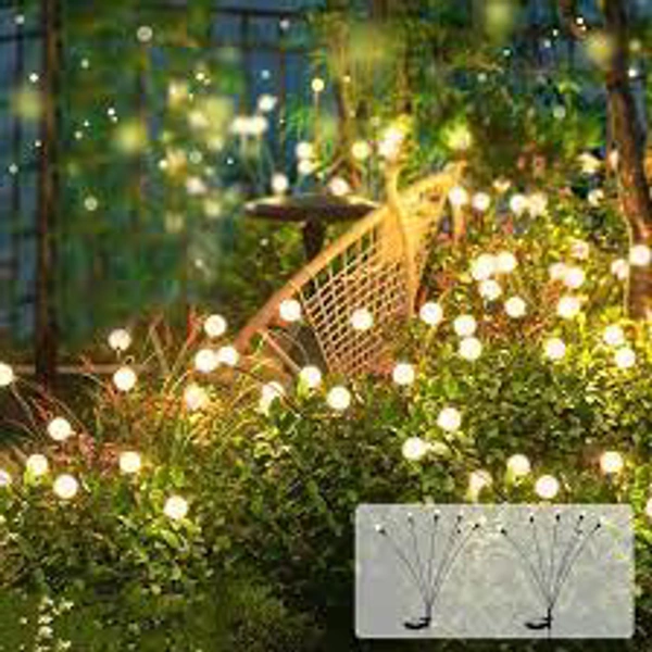 YOUR KART ARD Pack of 1 (Yellow Color) Solar Light 8 LED Solar Garden Lights Garden Decoration Light Fountain Light | 8 LED |