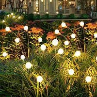 YOUR KART ARD Pack of 1 (Yellow Color) Solar Light 8 LED Solar Garden Lights Garden Decoration Light Fountain Light | 8 LED |