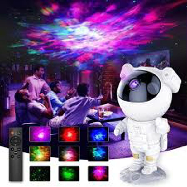 YOUR KART Astronaut Projector with Remote Control - 360° Adjustable Timer Kids Astronaut Nebula Night Light