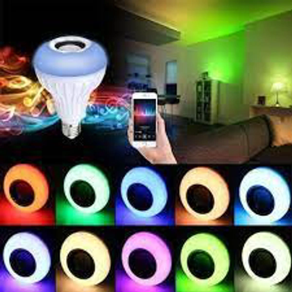 YOUR KART LED MUSIC BULB (BLUETHOOTH WITH REMOTE) AND INSTALL IT TO YOUR FLOOR LAMP OR DESK LAMP OR MAKE IT TO BE A NIGHT LIGHT WITH MUSIC PLAYING PACK OF 1