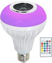 YOUR KART LED MUSIC BULB (BLUETHOOTH WITH REMOTE) AND INSTALL IT TO YOUR FLOOR LAMP OR DESK LAMP OR MAKE IT TO BE A NIGHT LIGHT WITH MUSIC PLAYING PACK OF 1