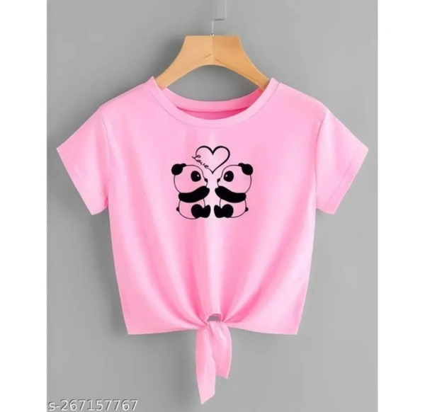 Cute Panda printed top tunic for girls nd Women - S