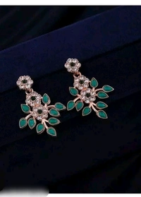 BR Jewellery New Rose Gold Plated Diamond Necklace 