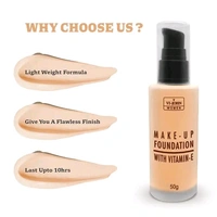 VI-JOHN Matte Liquid Makeup Foundation with Pump For All Skin(50g)