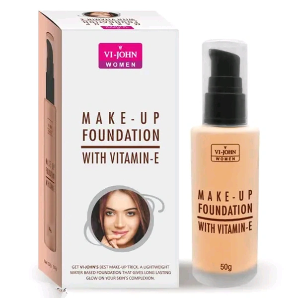 VI-JOHN Matte Liquid Makeup Foundation with Pump For All Skin(50g)
