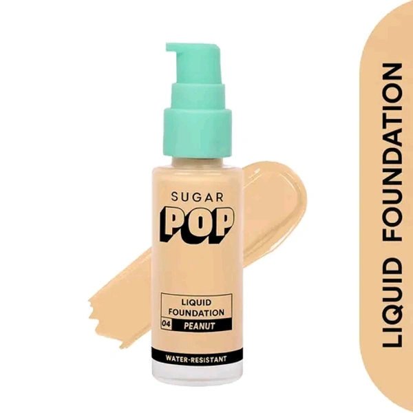 Liquid Foundation - 04 Peanut | Water Resistant(30 ML)
