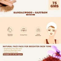Kimayra Sandalwood + Saffron Face Pack Powder For Brighter Skin Tone