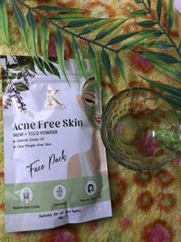 Kimayra Organic Neem + Tulsi Face Pack Powder For Pimple Free Skin