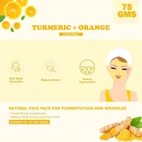 Kimayra Organic Turmeric + Orange Face Pack 