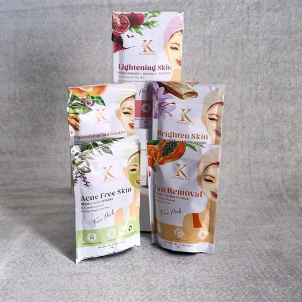 Face Pack Combo Powder for Natural Glowing Skin