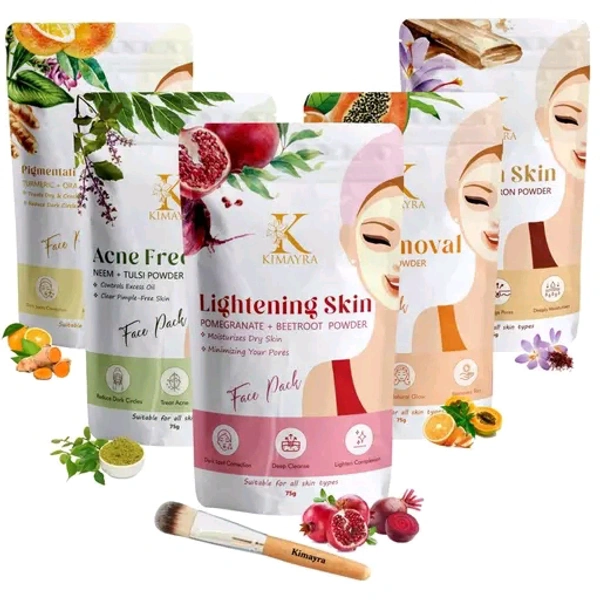 Face Pack Combo Powder for Natural Glowing Skin