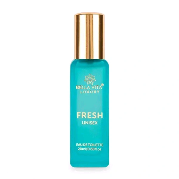 Bella Vita Organic FRESH Eau De Toilette Unisex Perfume For Men & Women with Bergamot