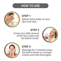 ELIBLISS Activated Charcoal Skin Purifying+Deep Detox Face Wash
