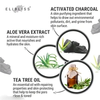 ELIBLISS Activated Charcoal Skin Purifying+Deep Detox Face Wash