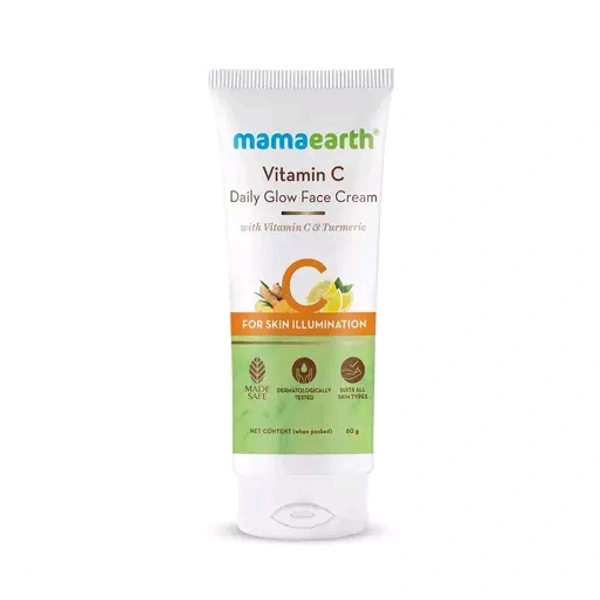 Mamaearth Vitamin C Daily Glow Face Cream With Vitamin C & Turmeric for Skin Illumination