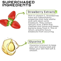Earthgenix Strawberry Body Wash (300ml), (Loofah Free),
