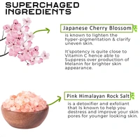 Earthgenix Body Wash Japanese Cherry Blossom + Pink  Rock Salt 300ml, (Loofah Free)