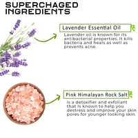 Earthgenix Body Wash Lavender + Pink   Rock Salt 300ml, (Loofah Free)