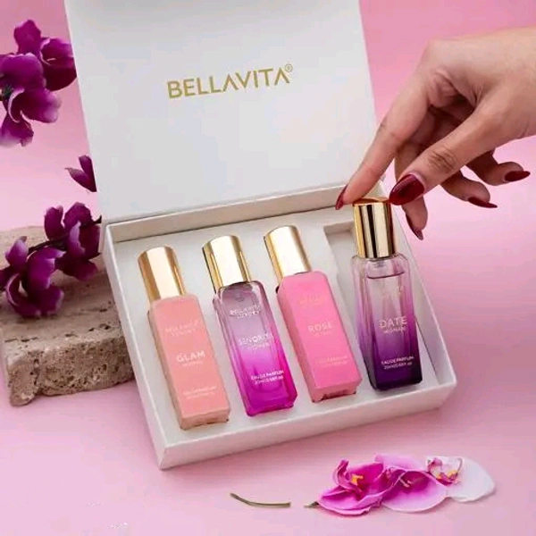 Bella Vita Organic Luxury Perfumes Gift Set for Women - 4x20 ml