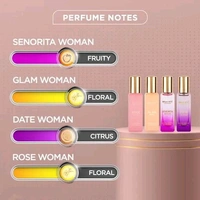 Bella Vita Organic Luxury Perfumes Gift Set for Women - 4x20 ml