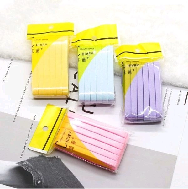 Facial Cleaning Wash Puff Sponge 12 Stick Face Cleansing Pad - Yellow
