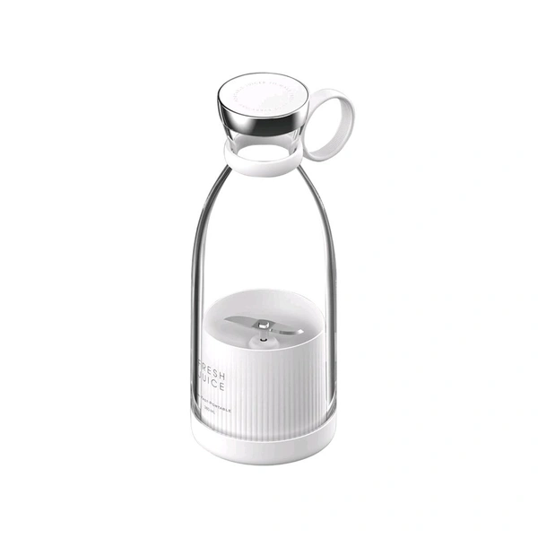 Juicing Cup Home Mini Portable Wireless Rechargeable Electric Fruit Blending Cup Gift Juicer - White