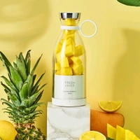 Juicing Cup Home Mini Portable Wireless Rechargeable Electric Fruit Blending Cup Gift Juicer - White