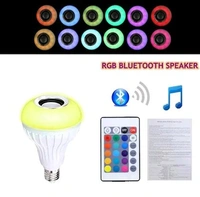 IMMUTABLE Led Bulb With Bluetooth Speaker With Remote Control Mp3 Player - White