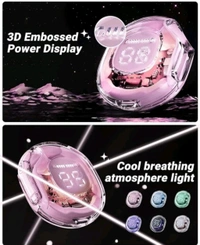 ACEFAST Crystal Earbuds T8 - pink, Free