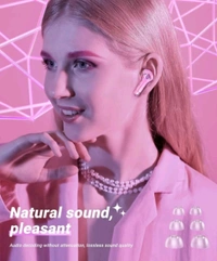 ACEFAST Crystal Earbuds T8 - pink, Free